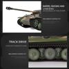 Luminda 1/16 German Panther G RC Tank, 2.4G RC Main Battle Tank with Lights & Sounds Spray Effects, All Terrain RC Military Tank Off-Road Vehicles Army Battle RC Tank That Shoots view 2