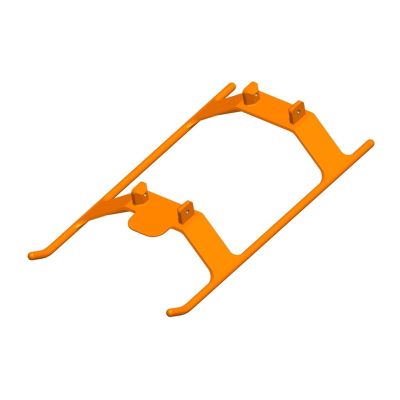 DAYUDDRICAR RC Helicopter Part, for ALZRC R42 Helicopter Plastic Landing Gear Replacement for ALZRC R42 RC Helicopter Accessories Part (Color : Orange)