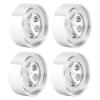 1.3 Inch Rims, Wear-resistant, Easy to Install, and Light-resistant, Aluminum Wheels, 4 Pieces for TRX4M 1/18 RC Crawler (SILVER) view 4