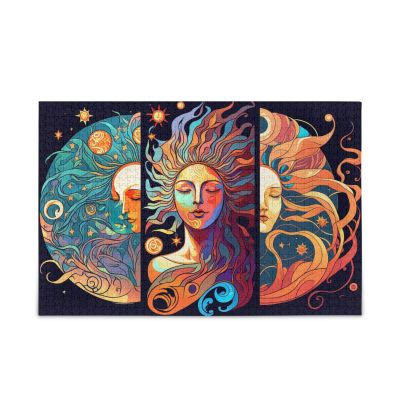NFMILI Fantasy Women Jigsaw Puzzles 1000 Pieces Wooden for Adults Teen Kids Families DIY Leisure Game