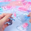 72 Pcs Baby Shower Pacifiers, 2.75 Plastic Pacifiers for Baby Shower Game, Baby Shower Decoration DIY, Gender Reveal Party Table Scatter/Baby Shower Party Favors, Pink & Blue view 4