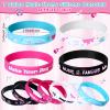 Capoda 24 Pcs Music Silicone Bracelets Bulk Rubber Wristbands Piano Notes Dance Challenge Inspirational Wristbands Gift for Girls Boys students Short Video Musical Party Favors Birthday Supplies view 2