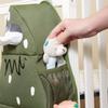 SUNEVNO Baby Diaper Caddy Organizer Hanging Diaper Stacker, Baby Crib organizer Classified Storage for Changing Table Crib Playard or Wall & Nursery Organization (Pine Tree) view 2