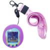 Xcivi Silicone Case Cover, Lanyard and Screen Protector Film for Tamagotchi Uni Virtual Interactive Pet Game Machine (Purple) view 2