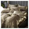 ADovz Silk Bedding Set with Duvet Cover Bed Sheet Pillowcase Luxury Satin Solid Color,Bed Sheets view 2