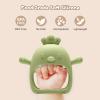 2 Pack Baby Teething Toys for 0-6 6-12 Months, Never Drop Infant Teether Teething Mitten Toys for 0 3 6 9 12 Months, Newborn Soothing Teething Toy Gifts for 1 One Year Old Baby Boys Girls view 4