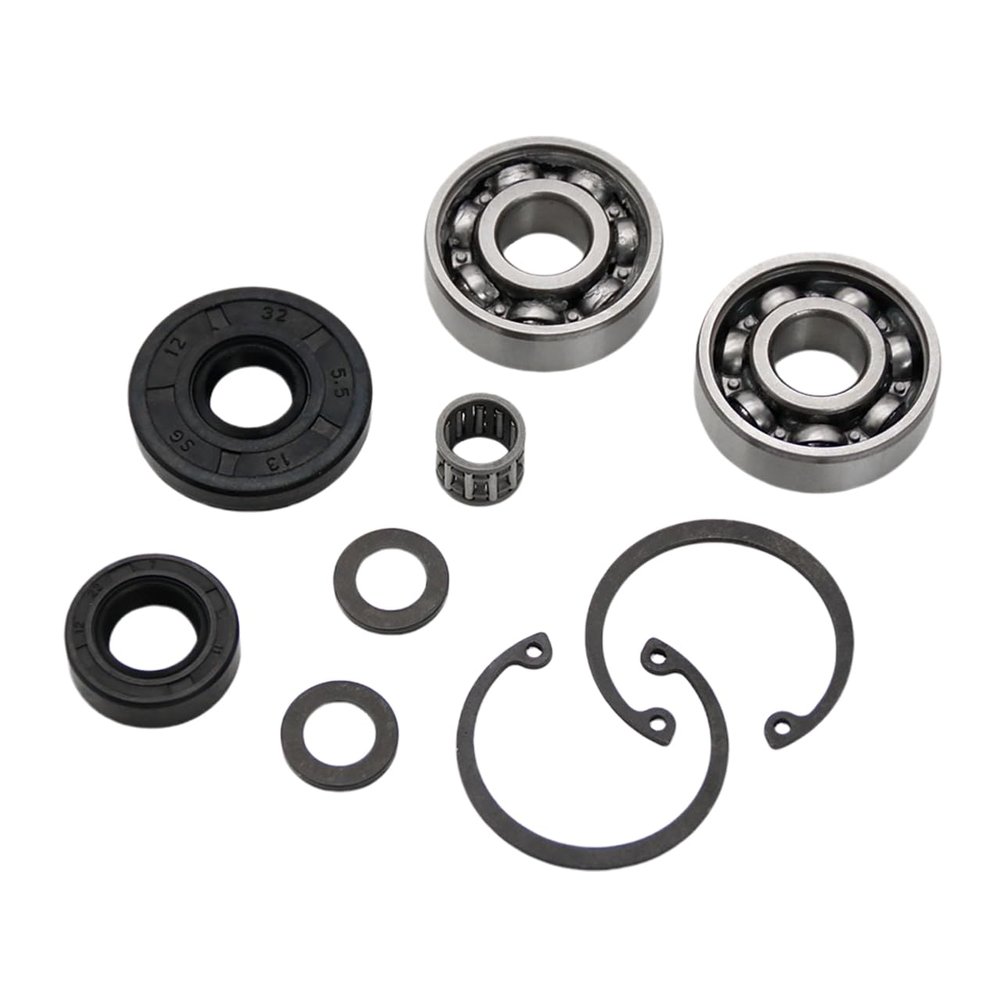 FLMLF Crankcase Bearing Needle Roller Oil Seal Box Circlip Reducer Pad for 1/5 HPI ROVAN KM Baja LT Zenoah CY 32CC 36CC Engine Rc Parts