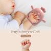 2 Pack Baby Teething Toys for 0-6 6-12 Months, Never Drop Infant Teether Teething Mitten Toys for 0 3 6 9 12 Months, Newborn Soothing Teething Toy Gifts for 1 One Year Old Baby Boys Girls view 3
