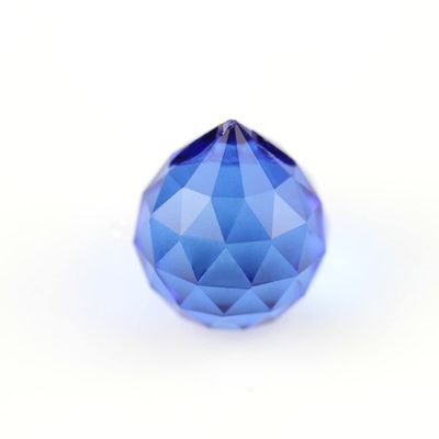 Chandelier Crystal Prisms Pendants Crystal Ball Prism 15mm-40mm Faceted Ball Crystal Pendants for Chandeliers Chandelier Crystal Prisms Pendants (Color : Sapphire, Size : 40mm 1pc)