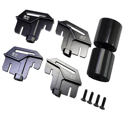 Aluminium Alloy Tall Battery Holder Mount Hold Down for Traxxas 1/6 XRT - Black