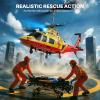 SYMA RC Rescue Helicopter for Kids & Beginners, One-Key Take Off, Altitude Hold, Dual Flight Mode, Realistic Design, Indoor Remote Control Aircraft Toy Gift view 2