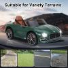 ROXAAN Electric Kids Ride On Cars Toy, 12V Battery Powered Licensed Bentley Vehicles with Parent Remote Control, Headlights, MP3, USB Port, Horn and Double Doors, for Boys and Girls view 4