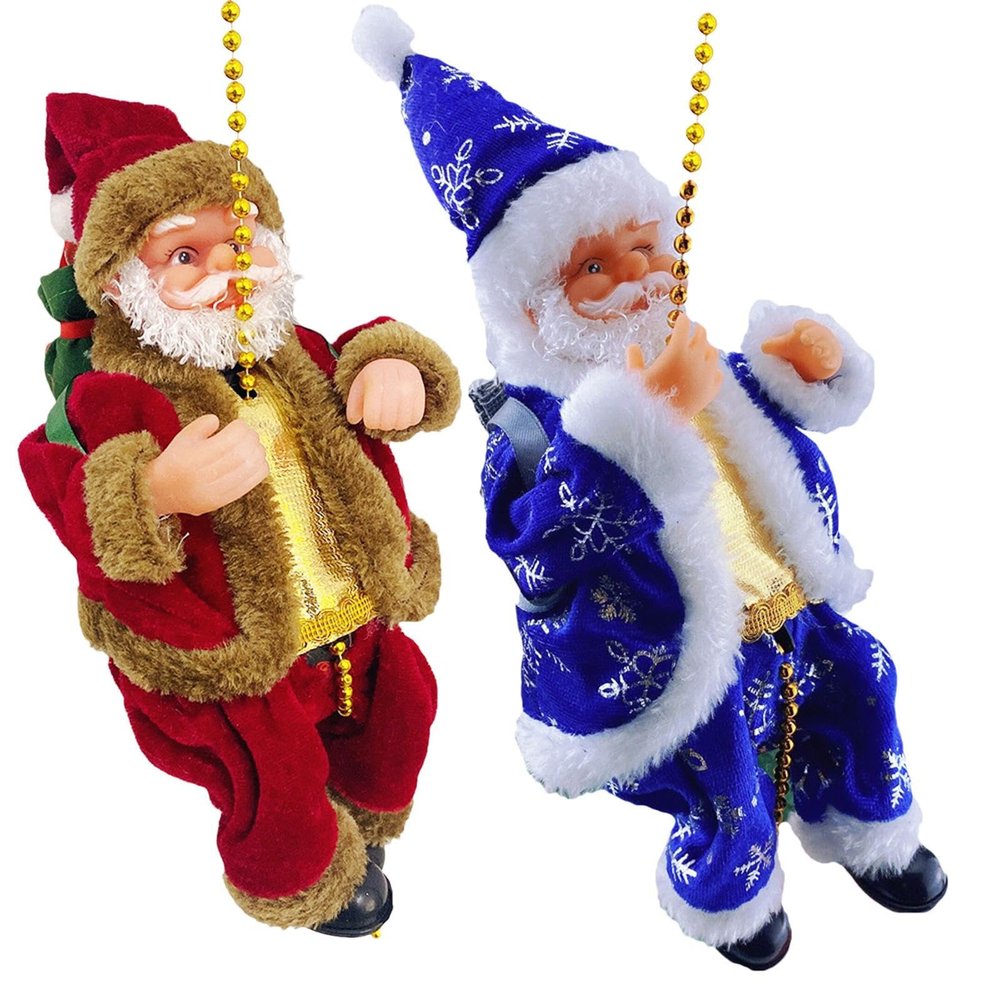 Climbing Beads Musical Toy, Santa Climbing Rope Electric Toy, Electric Climbing Beads Home Decoration