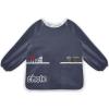 DOMIKING Navy Blue Customized Kids' Art Smocks Long Sleeves Kid Painting Aprons Artist Smcoks for Eating Baking Painting M view 1