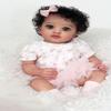 Angelbaby Lifelike Reborn Baby Dolls Black Girl 23inch Realistic African American Newborn Baby Doll Weighted Reborn Toddler Doll with Weighted Soft Body Real Babies Feeling Super Cute Child Doll view 1