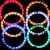 PEHHAH Led Juggling Rings Rechargeable Light Up Juggling Rings Multiple Colors with Charger Set of 3 view 1