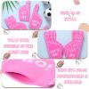 Sinmoe 48 Pieces Sport Party Favors Fan Foam Finger Mini #1 Basketball Baseball Football Soccer Team Cheerleader Gifts for Sporting Events Games Birthday Supplies(Pink) view 3