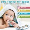 Baby Sensory High Chair Suction Toys for Infant Toddlers 12 18 Months, Food Grade Silicone String with Oak Loop Montessori Educational Parent-Child Baby Bath Toy Gift for Birthday Christmas(Blue) view 2