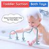 Baby Sensory High Chair Suction Toys for Infant Toddlers 12 18 Months, Food Grade Silicone String with Oak Loop Montessori Educational Parent-Child Baby Bath Toy Gift for Birthday Christmas(Blue) view 4
