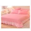 ADovz Pink Princess Lace Bedding Set Duvet Cover Sheet and Pillowcase Luxury Bedding,Bed Sheets view 3
