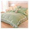 ADovz Pink Princess Lace Bedding Set Duvet Cover Sheet and Pillowcase Luxury Bedding,Bed Sheets view 4