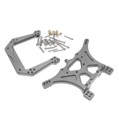 CODA RACING Alloy Front&Rear Shock Tower for Traxxas 1/10 2WD Slash(VXL), Stampede(VXL), Rustler(VXL), Bandit(VXL)-Replaces Part 3638 3639