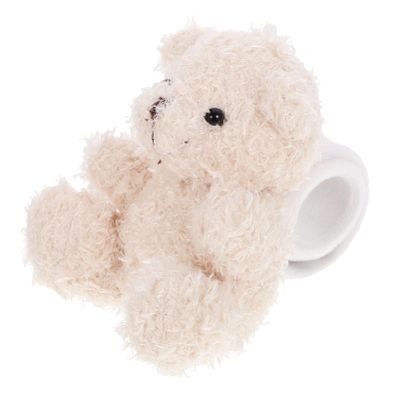 Abaodam Animal Slap Bracelet Bear Slap Bracelet Plush Stuffed Animal Hugger Snap Wrist Band for Kids Birthday Party