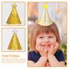 ibasenice 8pcs Boys and Girls Birthday Party Caps and Shiny Party Hats for Fun Birthday Decorations Comfortable and Safe Headdresses for Celebrating Special Moments view 2