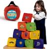 EVERYTHING BLOCKS! 26Pcs Toddler Building Blocks - Foldable Jumbo Blocks, Kids Building Blocks, Alphabet, Numbers, Pictures, Puzzle Learning Toys for Toddlers (Mini 6-inch) view 2