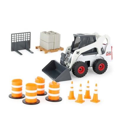 OBT 1/16 BF Bobcat S450 Skid Steer Set with Accessories 47259