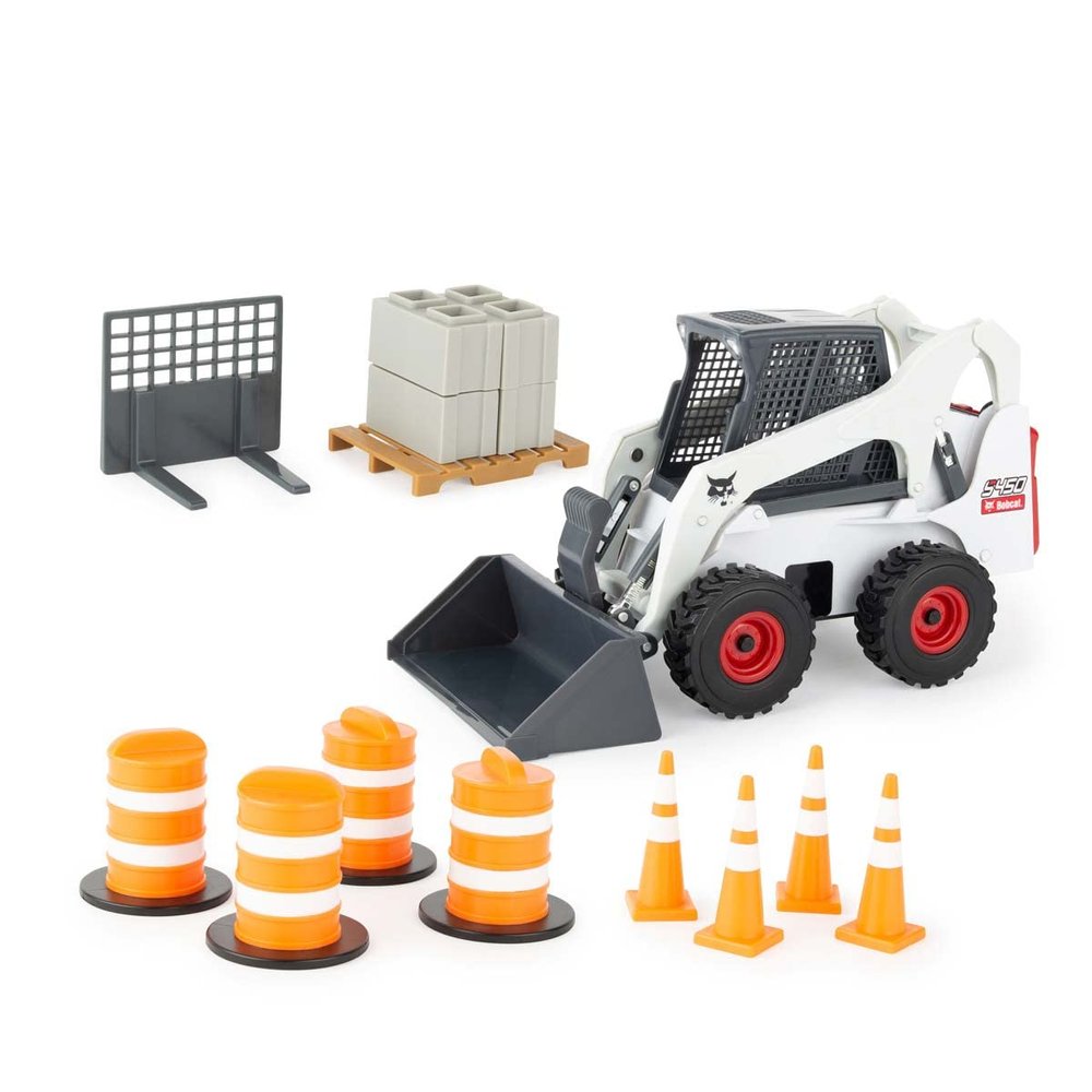 OBT 1/16 BF Bobcat S450 Skid Steer Set with Accessories 47259