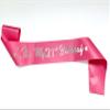21st Birthday Sash,Its My 21st Birthday Sash for Girls Pink Sash with Silver Foil Letter Birthday Sash for Girl Birthday Gifts Party Decorations Favors view 2