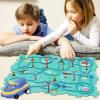25Packs Puzzle Racing Children's Racing Track Set, Dinosaur Puzzle Puzzle Racing Track Car Game Set, Puzzle Racing Track Set, Preschool Best Children's Gift Christmas Boys and Girls Gift (Ocean theme) view 2