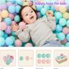 Funecho Ball Pit Balls for Toddlers, Plastic Ball for Kids Bpa Free Crush Proof Toys for Foam PoolSwimming PoolPlayground Holiday Decorate White Blue Red 100pcs view 3