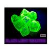 Rad Green Translucent Dice with White Numbers 7+1 Dice Set 16mm (5/8in) Chessex view 3