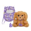 Baby Paws - Interactive Labradoodle Plush Toy Puppy & Backpack Carrier, with 15+ Sounds & Reactions, Gifts for Kids, Ages 4+ view 2