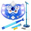 Kidplokio Blue Karaoke Machine for Kids Music Player with Microphone, Boys Ages 3 and Up view 1