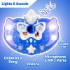 Kidplokio Blue Karaoke Machine for Kids Music Player with Microphone, Boys Ages 3 and Up view 3