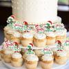 36 Pack Merry Christmas Cupcake Toppers My First Birthday Christmas Cupcake Picks Santa Baby Hat Xmas 1st Birthday Cupcake Decorations Party Supplies view 4