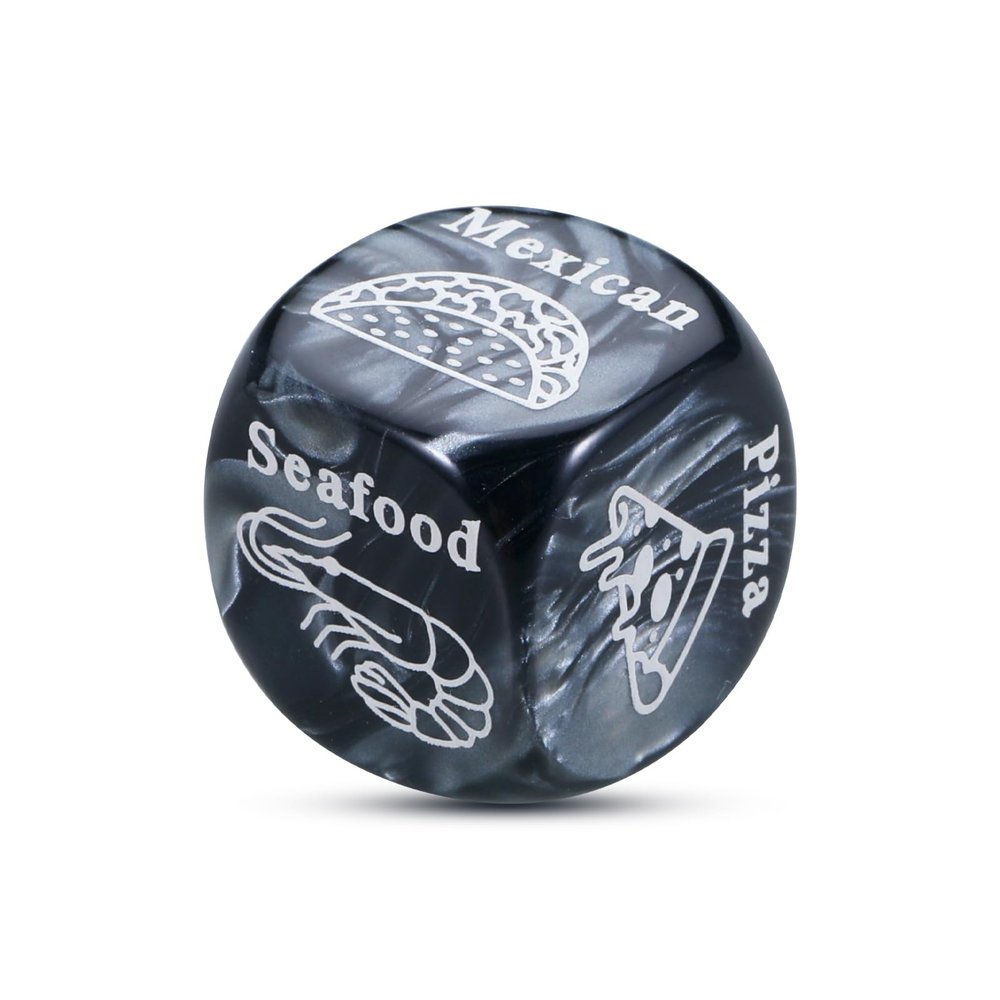 Date Night Ideas for Wife, Date Night Dice for Him Her, Food Decision Dice, Valentines Day for Him Her Santa Swap Gift Exchange Anniversary Wedding Gift for Husband Wife Christmas