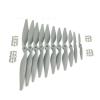 BayDe 4pcs/lot APC Nylon Propeller 5x5/6x4/7x5/8x4/8x6/9x6/10x5/10x7/11x5.5/12x6/13x6.5/14x7/16x8 Props for RC Model Airplane Replacement Parts (Color : 4pcs 9X6) view 2