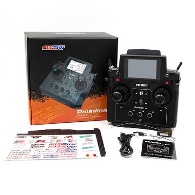 Flysky PL18 EV Paladin 2.4G 18CH 5D Hall Sensor Gimbals 3.5inch TFT Touch Screen AFHDS 3 Radio Transmitter for RC Truck Car Robot Engineering Model (Standard Edition)