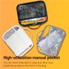holay 4 Packs PVC Zippered Blocks Set, Toy, Clay, Board game Storage Organizer Case (Name Tag, Manual Pocket) (White, Small, Large) view 4