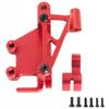 Aluminum 7075 RC Steering Servo Bracket Servo Arm Upgrades Parts for LOSI 1/4 Promoto-MX Motorcycle Dirt Bike,Replace # LOS261013 (Red) view 3
