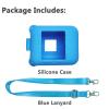 JCHPINE Silicone Cover Case for Bitzee Interactive Digital Pet and Case, Protective Skin Sleeve for Bitzee Virtual Electronic Pets Accessories (for Original 15 Animals) (Blue) view 3