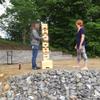 Ice Breaker Questions Wood Balance Stacking Blocks Game for Adults - Get to Know Each Other Family Night Games Tumbling Tower - Icebreaker Conversation Starters view 4