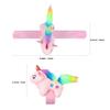 Abaodam Animal Slap Bracelet Unicorn Slap Bracelet Plush Stuffed Animal Hugger Snap Wrist Band for Kids Birthday Party Favor view 2