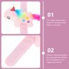 Abaodam Animal Slap Bracelet Unicorn Slap Bracelet Plush Stuffed Animal Hugger Snap Wrist Band for Kids Birthday Party Favor view 4