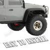 hopsupRC Aluminum 1.0in Beadlock RC Wheels Upgrades Part for 1/18 1/24 TRX4M,SCX24,FCX24 RC Crawler,RC Truck Tires Hops Up,4pcs Gold view 3