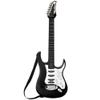 Best Choice Products Toy Kids Guitar Play Set Bundle, Pretend Play Toddler Electric Guitar Kit with Interactive Microphone, Amp, Whammy Bar, 6 Demo Songs and 2 Sticker Sheets - Black view 4